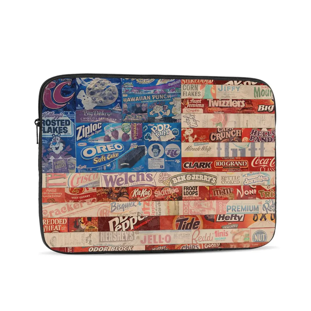 American Flag - Made From Vintage Recycled Pop Culture USA Computer ipad Laptop Cover Case Laptop Sleeve Bag Portable Cover