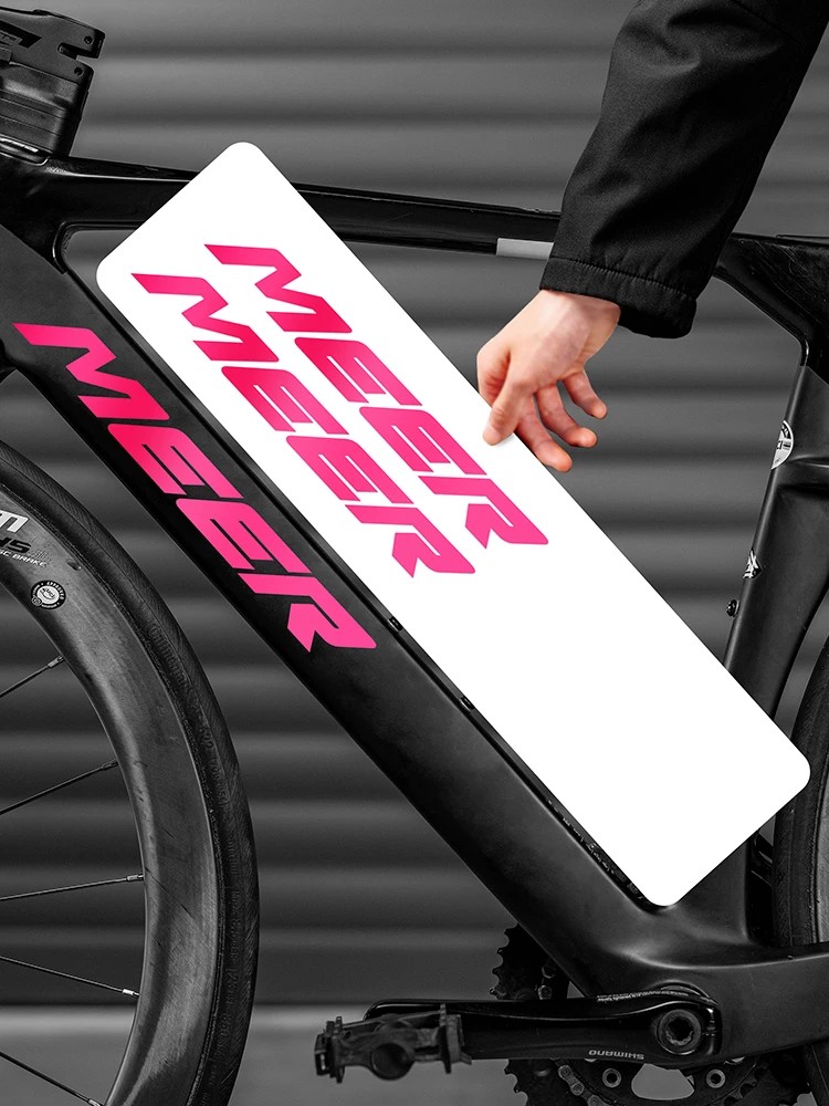 AliExpress NONE For MERIDA Reacto 6000 Road Bike Down Tube Logo Decals Frame Wraps Boost Style Guard Frame Bike Decor Wraps