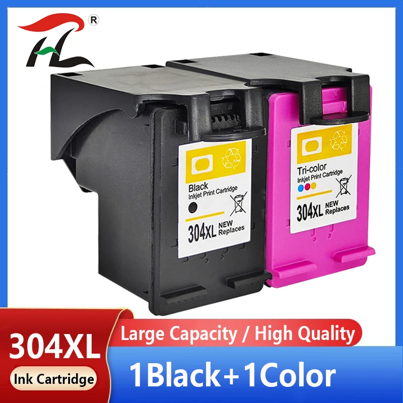 

Remanufactured Ink Cartridge 304XL Replacement For HP304 HP 304 XL Deskjet Envy 2630 2632 5010 5030 5020 5032 3720 3730 Printer