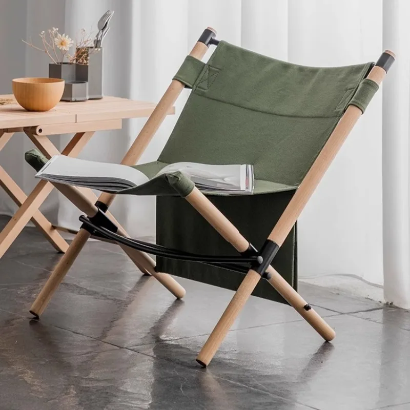 

Premium Director's Folding Chair Beach & Camping Chair with Backrest Quick-Folding Portable Stool for Travel Commercial Use