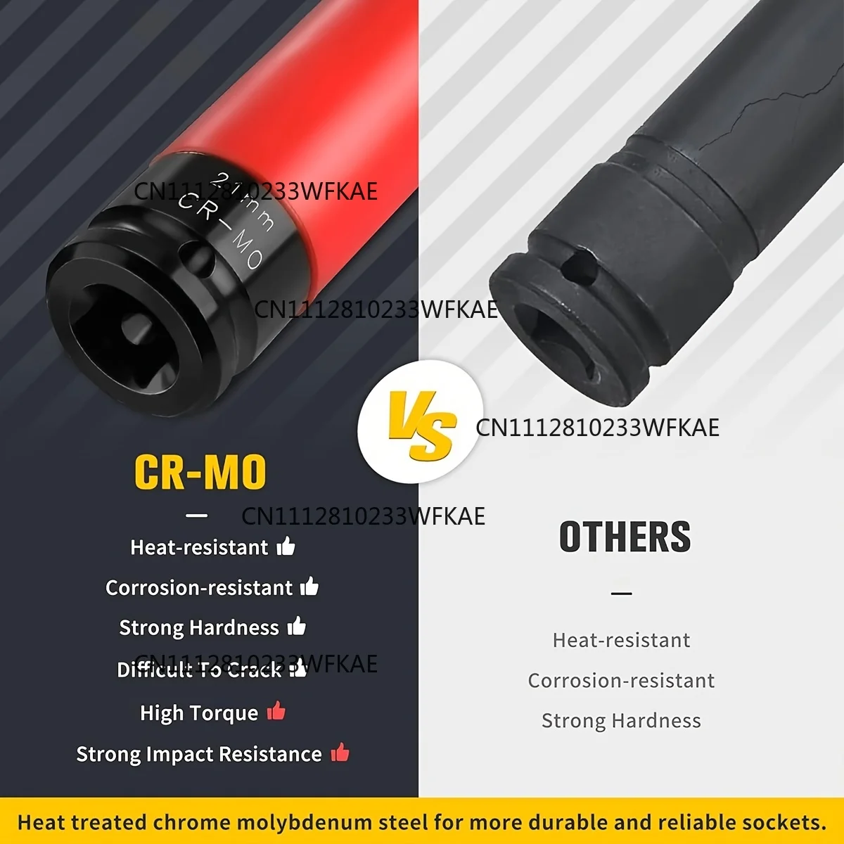 1/2- Inch Drive Wheel Protector Impact Socket, 1/2