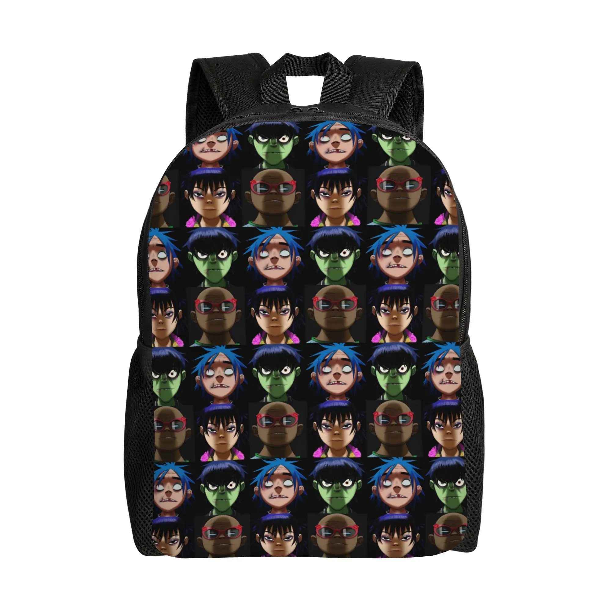 

Custom G-Gorillazes Cartoons Movie Laptop Backpack Women Men Casual Bookbag for School College Students Virtual Bag