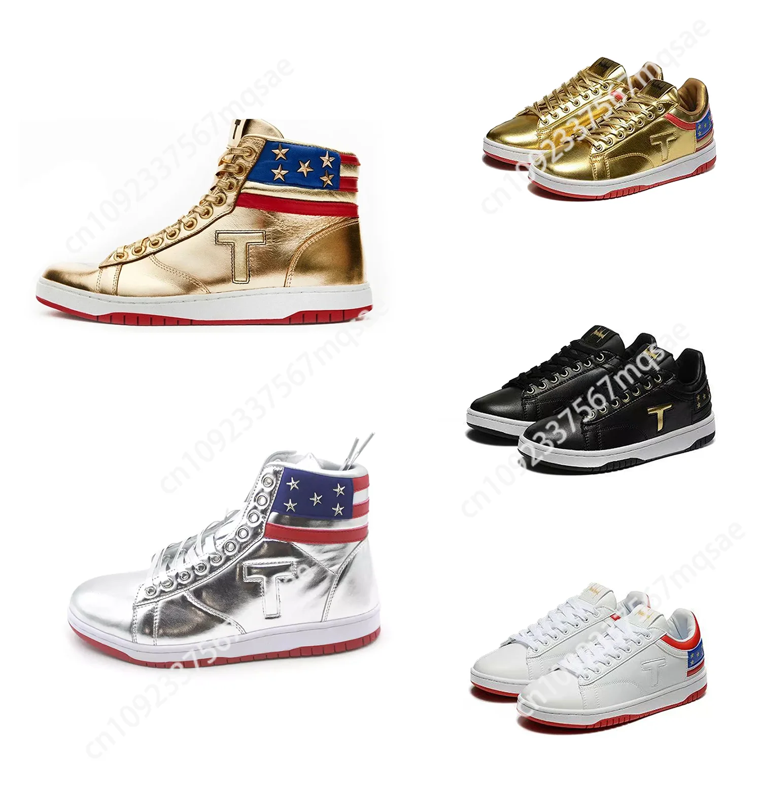 

100% High Quality Trump Shoes 2024 MAGA Never Surrender Sneakers Higi Low Top Basketball Mens Womens Casual Boots Road Shoe