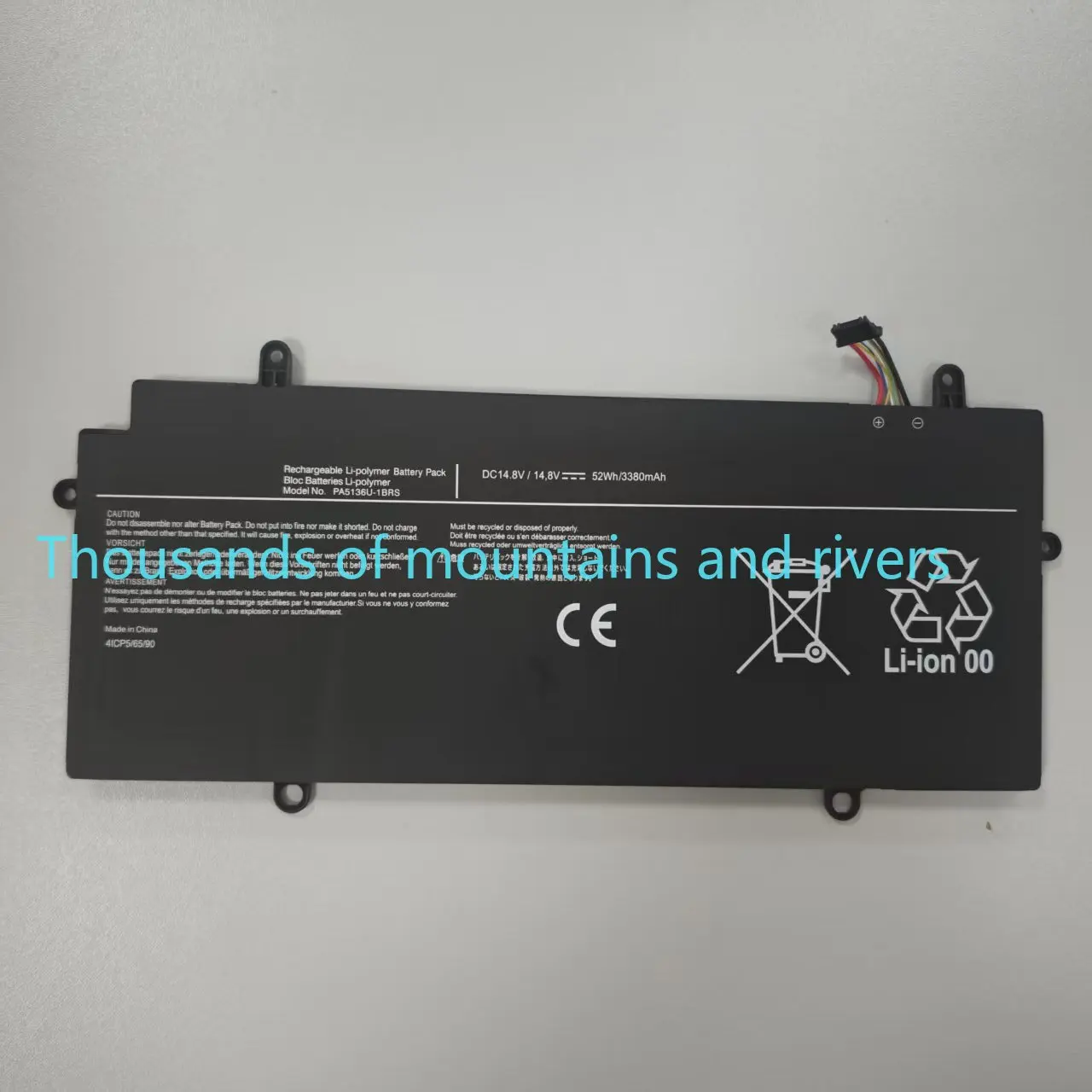 

PA5136U-1BRS Laptop Battery For Toshiba Portege PA5136U Z30 Z30-A Z30-AK04S Z30-A1301 Z30-B K10M Z30-C