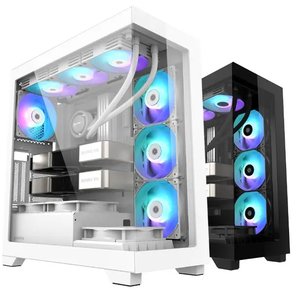 3RSYS K400 REBUS (White) MIDDER TOWER PC Case