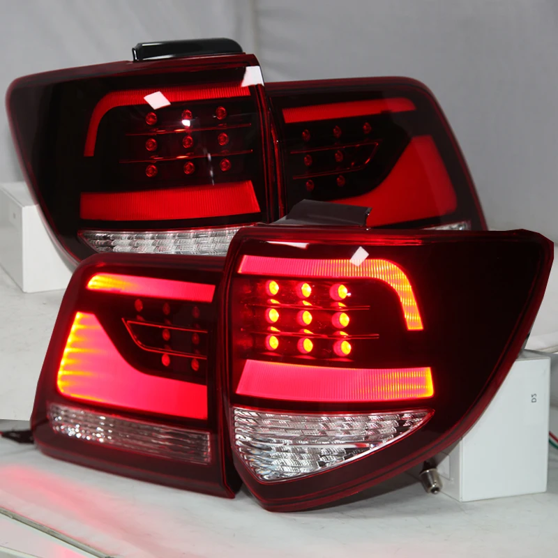 1 Set LED Rear Back Lamp 2012-2014 Year For Toyota Fortuner Taillight Red White