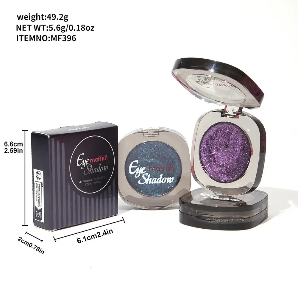 Single Color Eyeshadow Natural Big Eyes Colorful Shiny Highlight Waterproof Women Makeup Beauty Tools