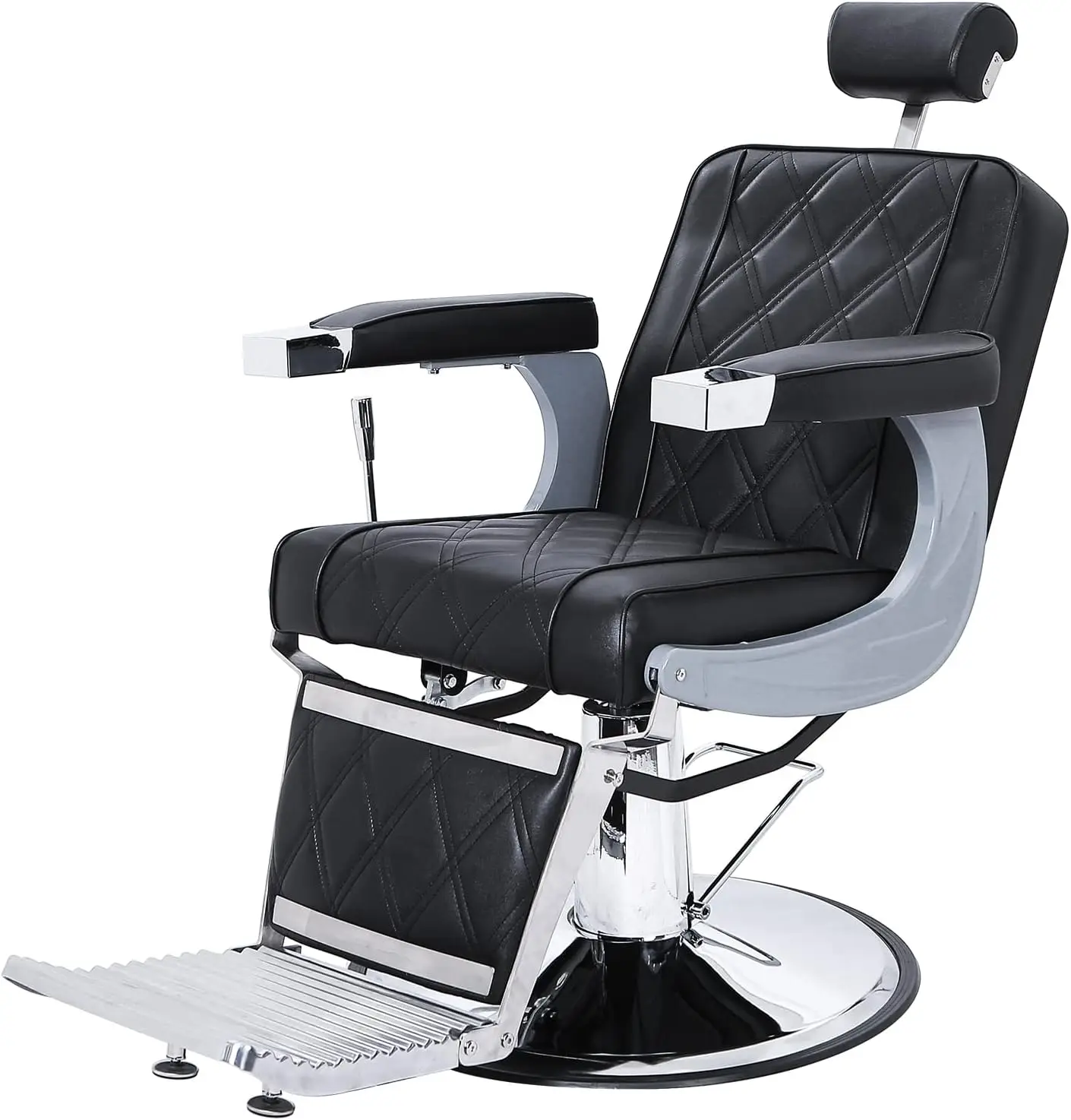 

Heavy Duty Barber Chairs for Barbershop,Reclining Salon Chair for Hair Stylist All Purpose with Removable Headrest,Professional