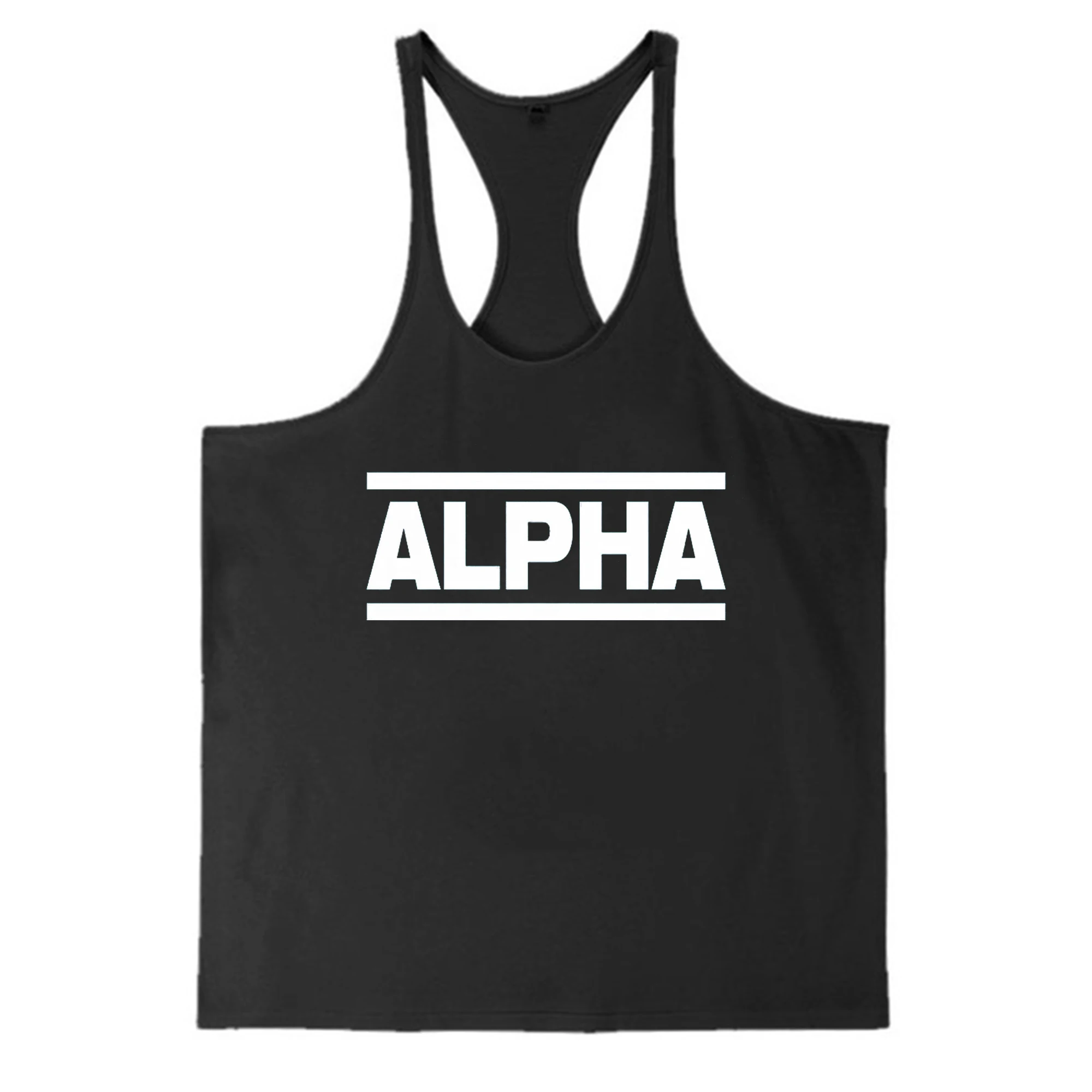 2023 European And American Bodybuilding Men\'s Tank Tops Gym Clothing Fitness Sports Vest Training Cotton Sleeveless shirt