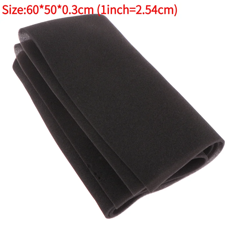 High Density Activated Carbon Foam 60*50*0.3cm Universal Cooker Hood Extractor Carbon Filter Charcoal Kitchen Range Hood Parts·