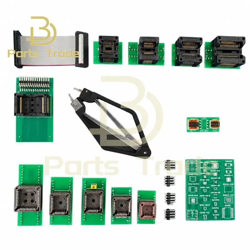13 Parts Adapter Kit for T76 Programmer Include TSOP32 40 48 56 ZIF Adaptor PLCC T76 F56 05 002 V1.0
