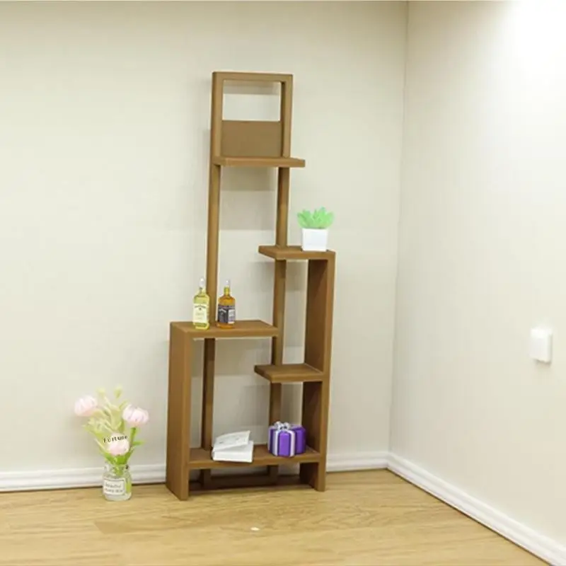 1Pcs Mini Display Stand Chinese Style Storage Rack Model 1:12 Dollhouse Miniature Empty Shelf Home Decor Doll House Accessories