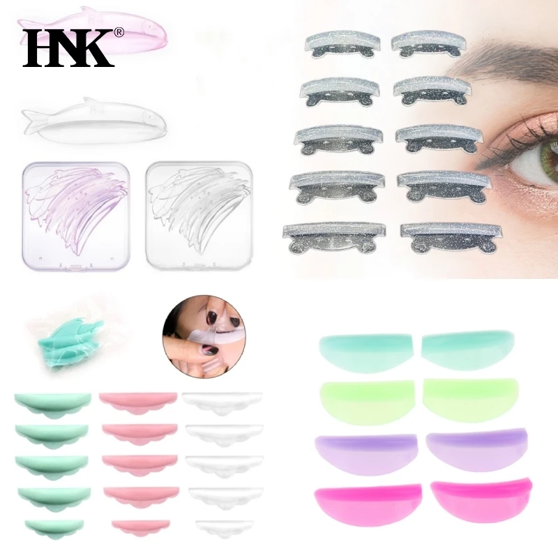 Glue Free Silicone Pestana Perm Pads, Lash Lift Pads, 3D Eyelash Curler Acessórios, Ferramentas de elevação, 1, 4, 5 Par