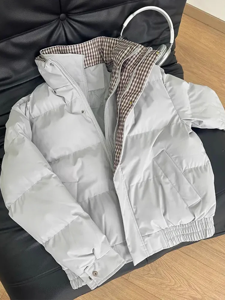 الأمريكية Sle الرجال Thiened الوقوف طوق القطن Jaet الخريف Faion العلامة التجارية المرقعة الدافئة الخبز القطن معطف الشباب الاتجاه #3