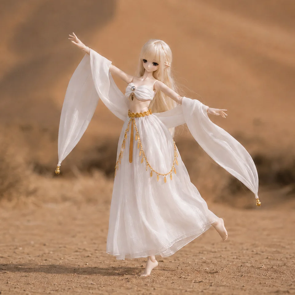 For Azone M Vintage Greek Goddess Dress For Blythe 1/6 BJD OB22 OB24 Mi Tian 4 Mix Angel Doll Clothes Dress Up Accessories Gift