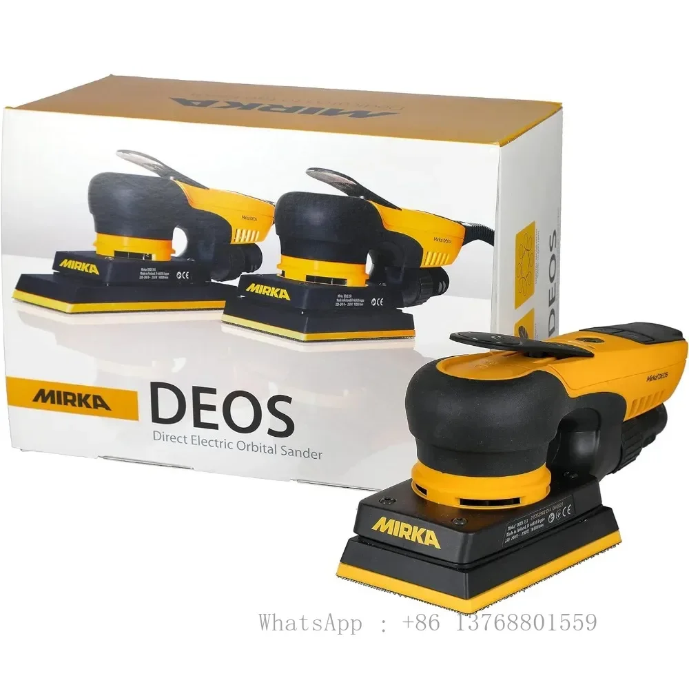 Mirk DEOS Direct Electric Orbital Sander Tool 353 XCV / 3 Inch X 5 Inch / 3mm Orbit/ MID3530201US, Yellow&Black