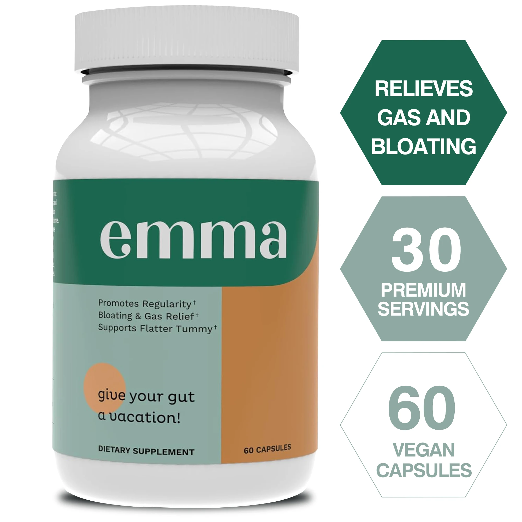Emma Gut Health Supplement - Weight Management, Supports Digestion and Metabolism