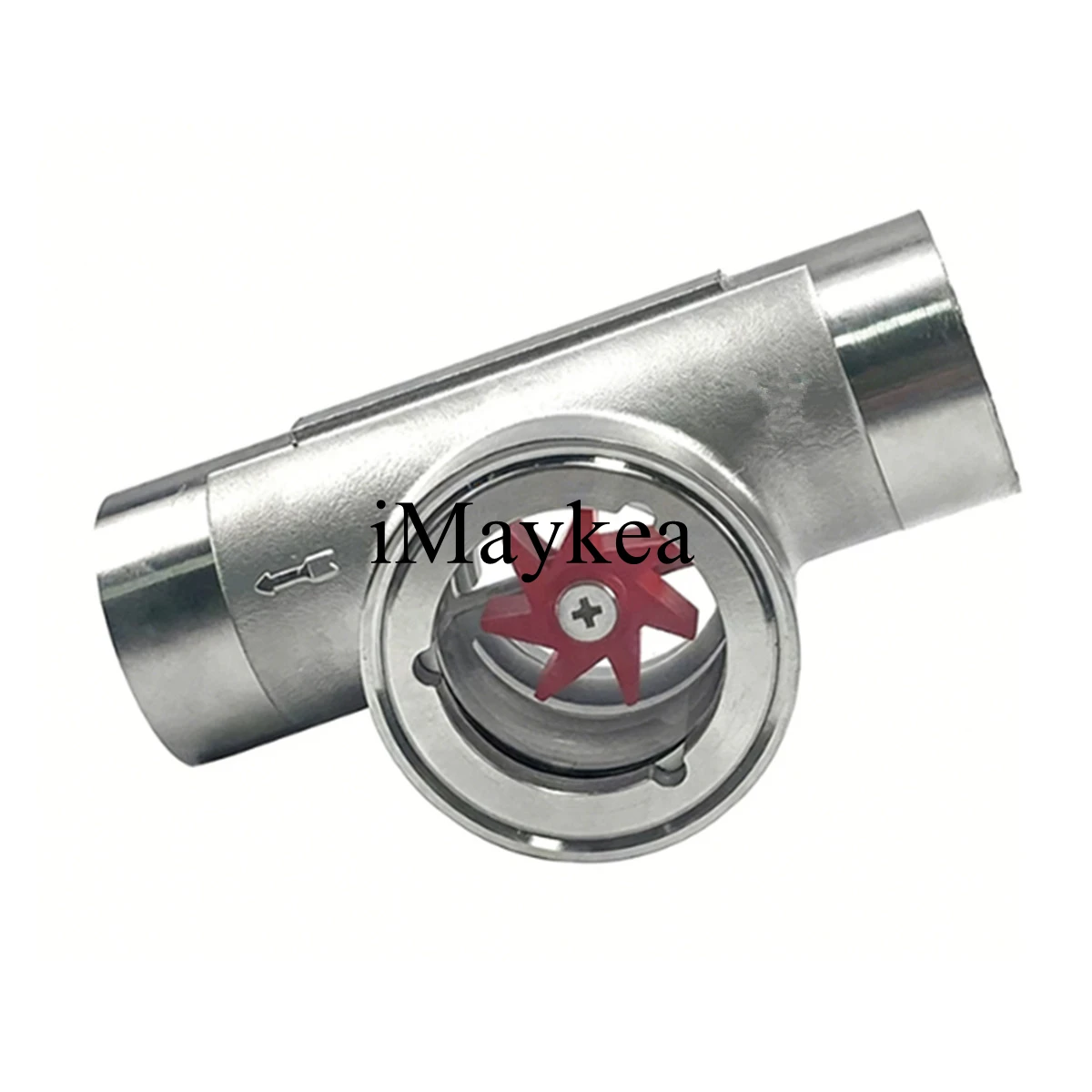 3/4,1,1-1/4,1-1/2 Sight Glass Welding Water Flow Indicator With Plastic Impeller Stainless Steel 304