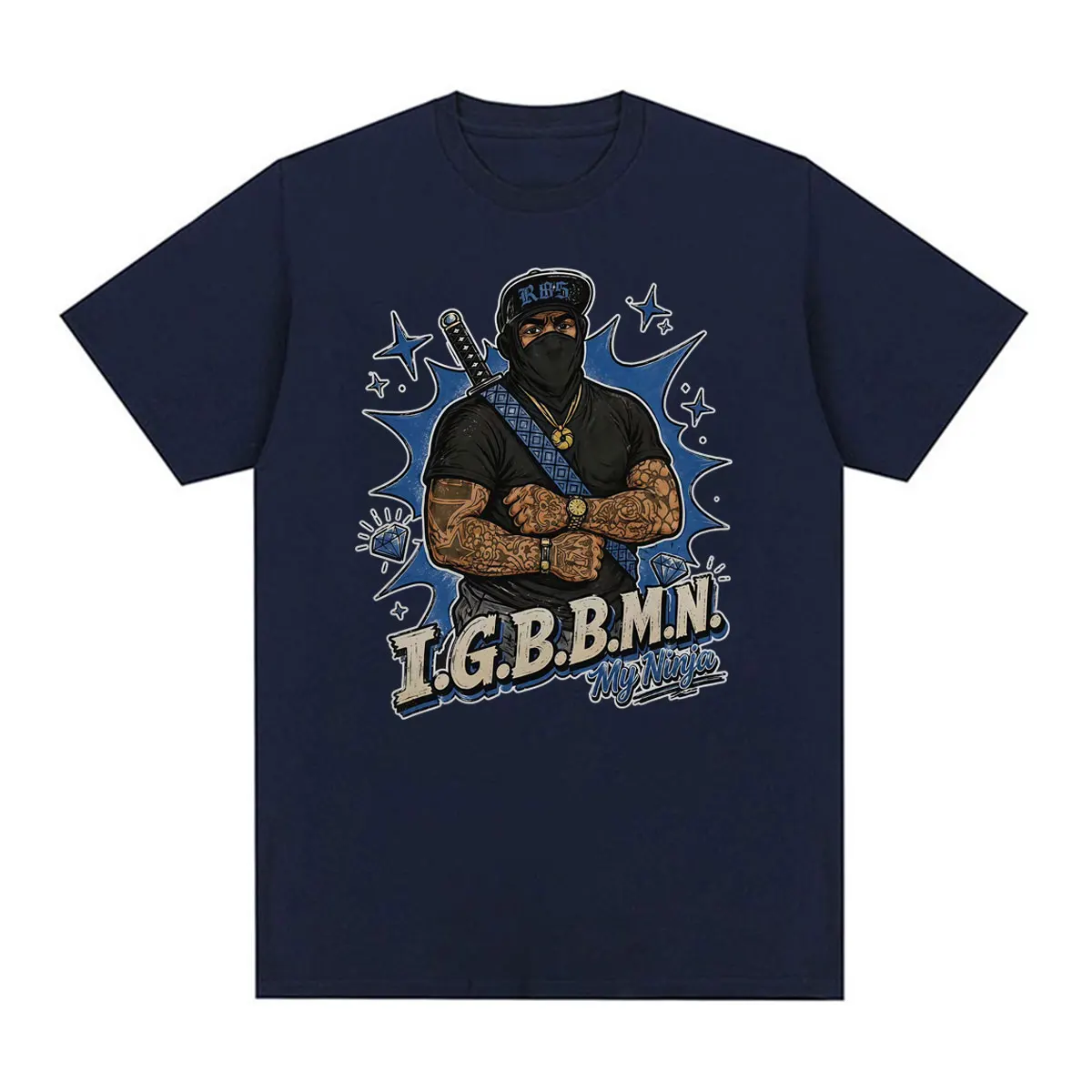 Funny Its Gonna Be Bad My Ninja T-shirt Dustin Poirier IGBBMN Meme T Shirts Men Women Violence Aesthetic Oversized Cotton Tshirt