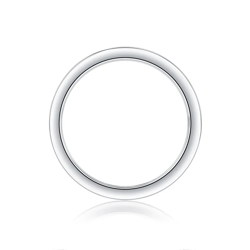 Apaison Sparkling D Color Moissanite Eternity Ring 925 Sterling Silver Rings For Woman Anniversary Jewelry Gift