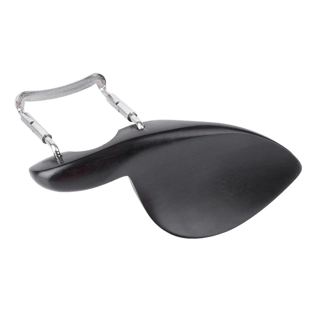 Violin Chin Rest with Screw Fiddle Chin Rest for Ebony Wood Black Violin Chinrest 3/4 4/4 Violin Parts Accessories
