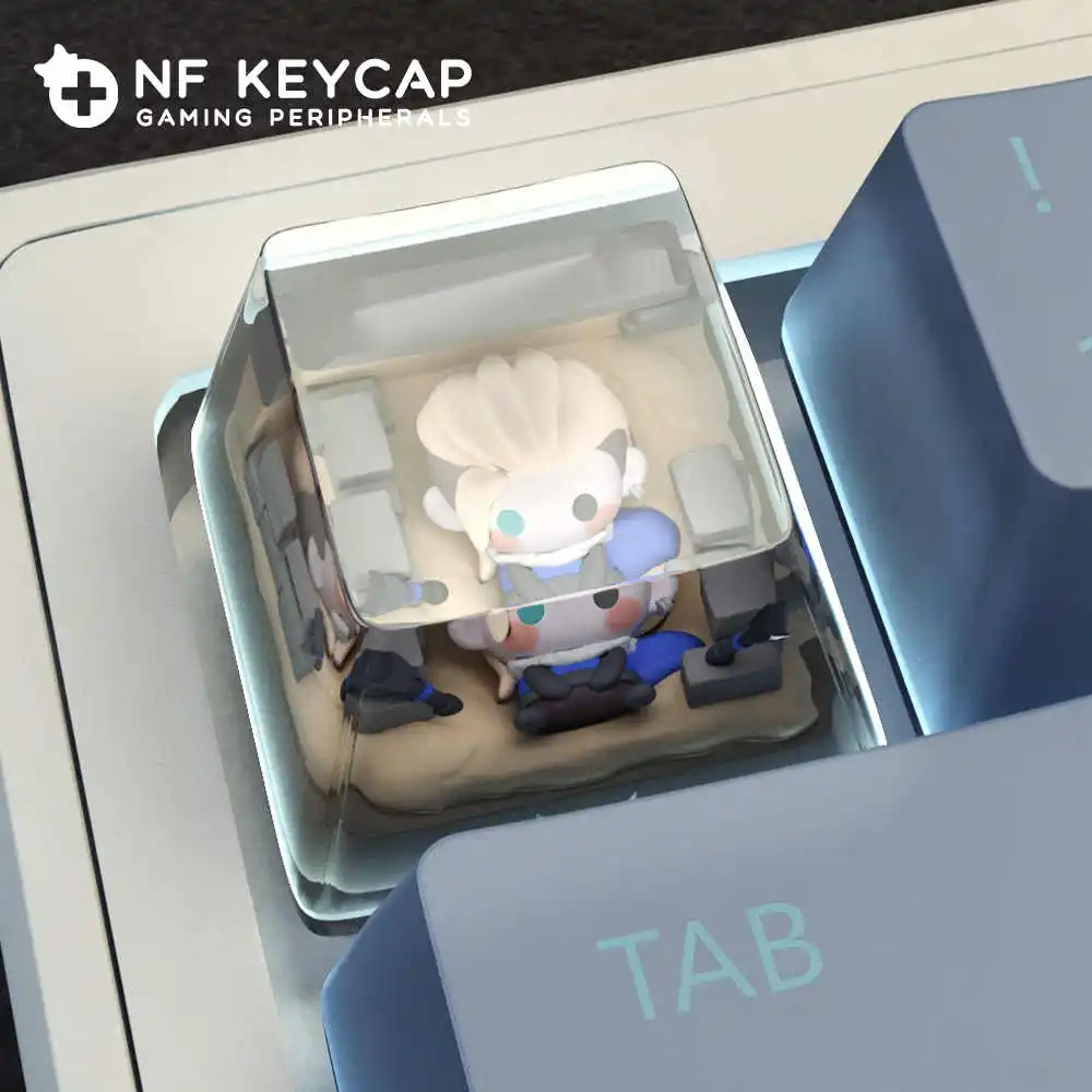 

Game Peripherals VALORANT Series Sova Keycaps Personalized Anime Cartoon Clove Killjoy Reyna Mechanical Keyboard Keycaps Gifts