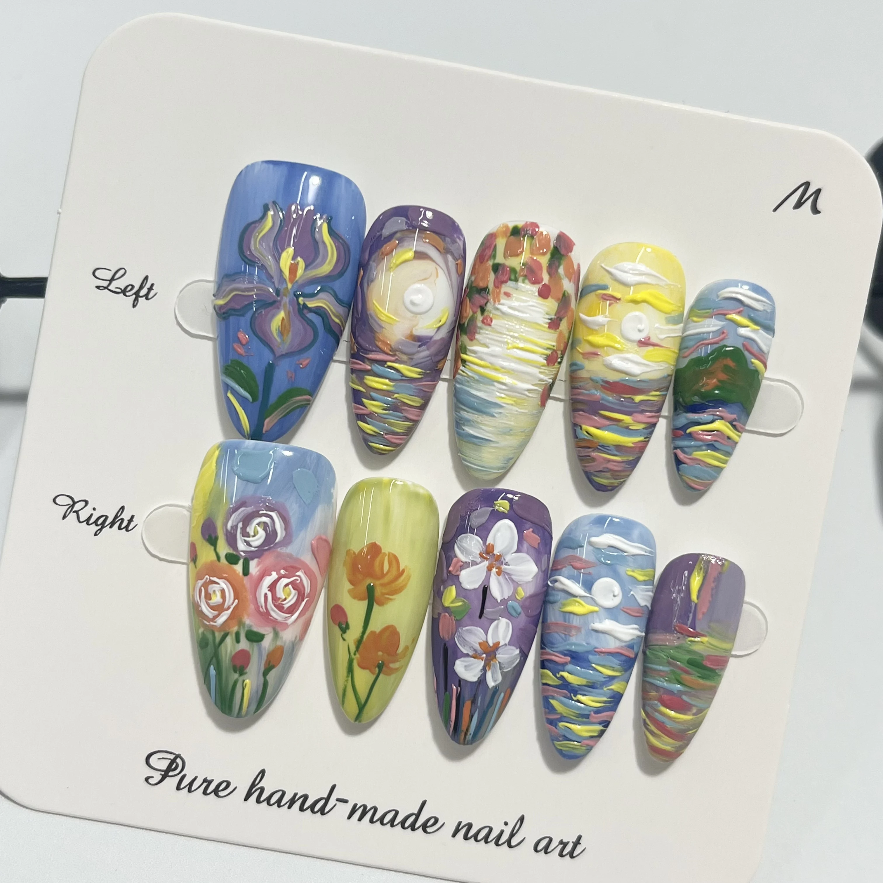 Sztuczne paznokcie wielokrotne – Nail Art Van Gogh recenzja i cena