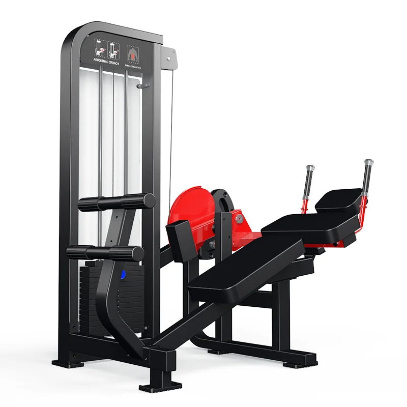 Commercial Abdominal Curl Exercise Machine For Gym Strength Training With Adjustable Resistance And CE Certification
