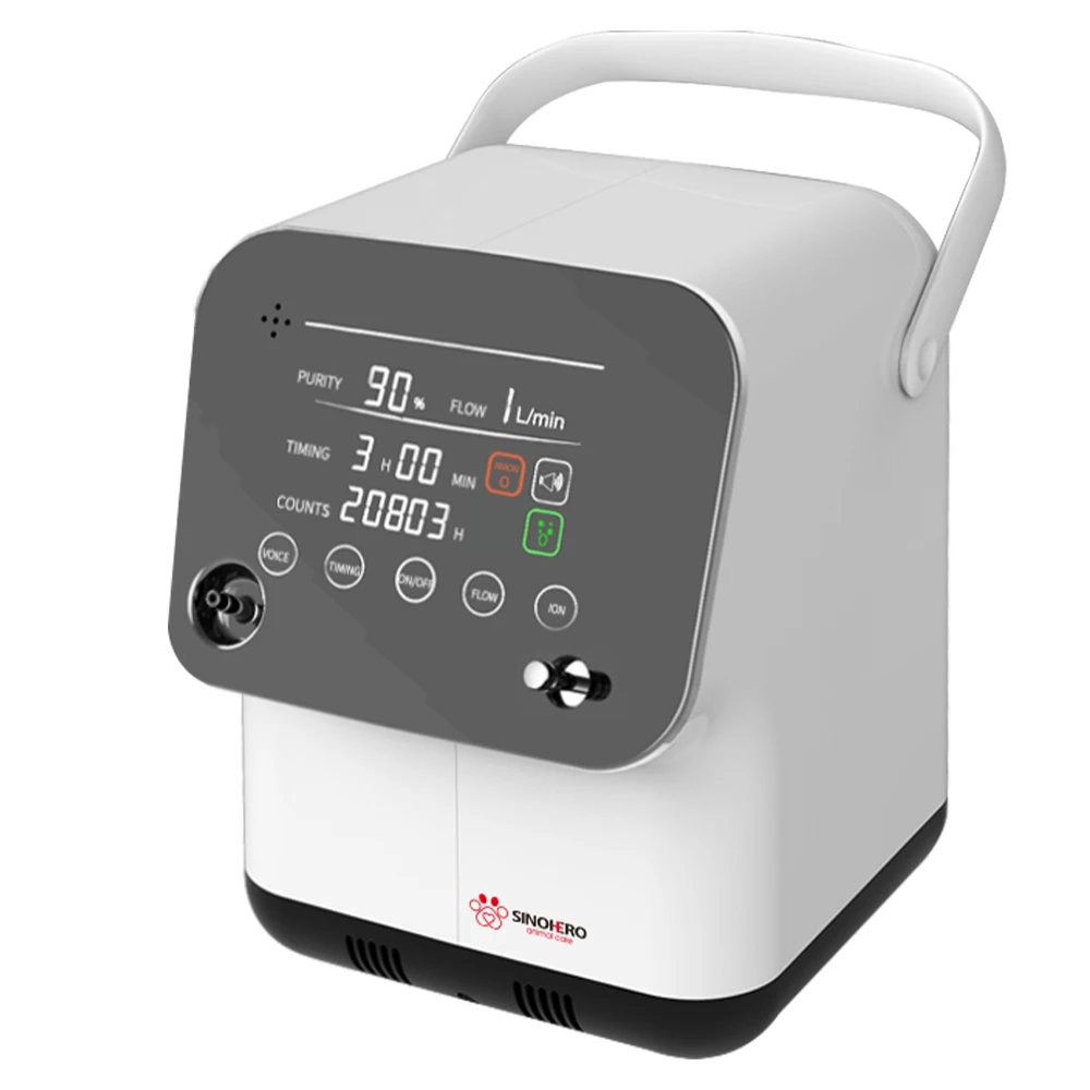 Portable Medical Remote Control    Generator 5l Handle Miniature    Concentrator for Veterinarians