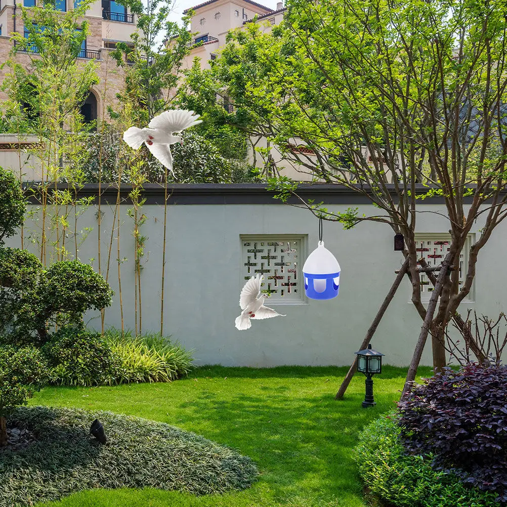 

2Pcs Pigeon Water Feeder Plastic Bird Water Dispenser Large Capacity Detachable Easy Clean Portable Household Bird Accessory