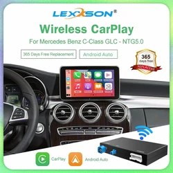 Upgrade Wireless Carplay for Mercedes Benz C Class GLC W205 V Class W447 NTG5.0 With Android Auto Navigation