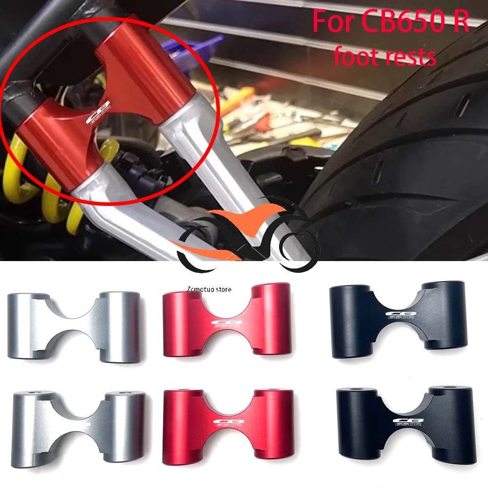 For Honda CB650R 2018-2020 CB650 650R CB 650 R Motorcycle Accessories Rear Footrests Extension Foot Rests Passenger Extension