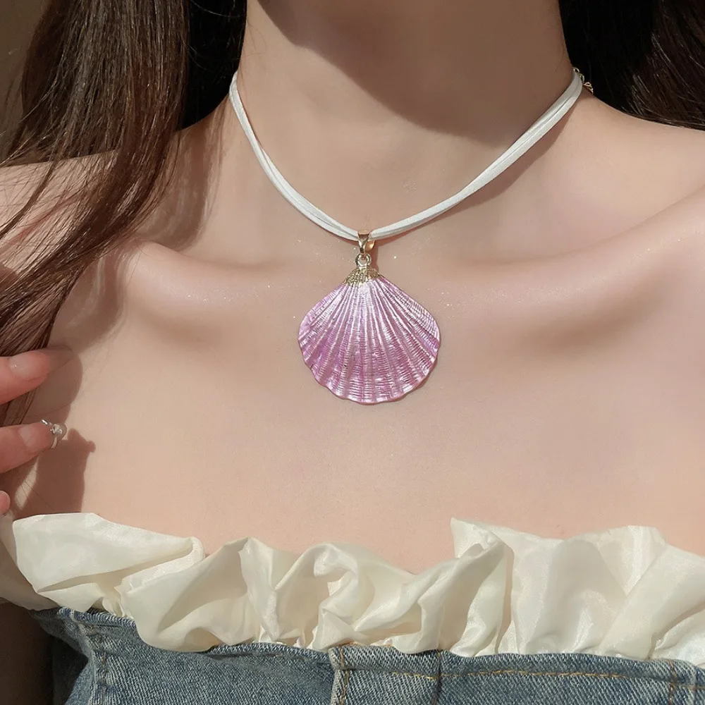 سلسلة البحر شل نجم البحر قلادة الحلي قابل للتعديل البوهيمي شل قلادة الخماسي سبائك الأقراط قلادة