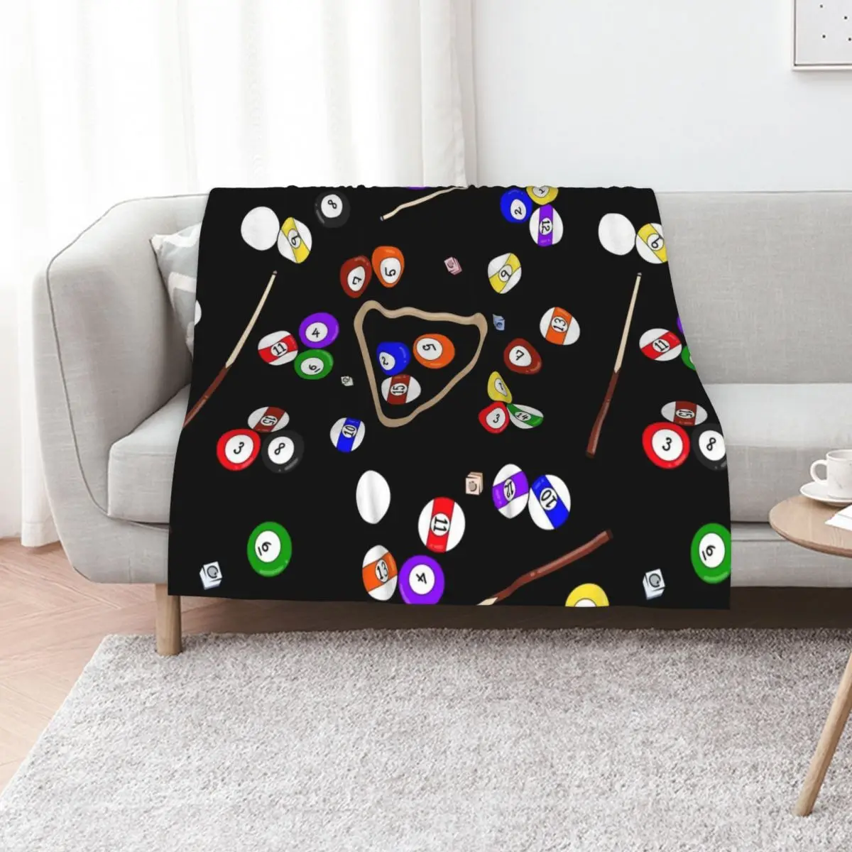 Billiards Throw Blanket Hairys sofa bed Sofa Throw Blankets Sofas Of Decoration Multi-Purpose Moving Blankets