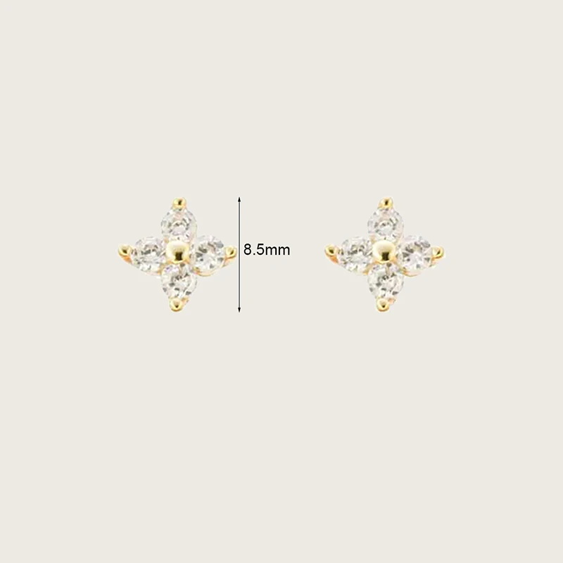 TIANDE Gold Color Star Chain Dangle Earrings for Women Zircon Piercing Stud Earrings Fashion Jewelry Wholesale