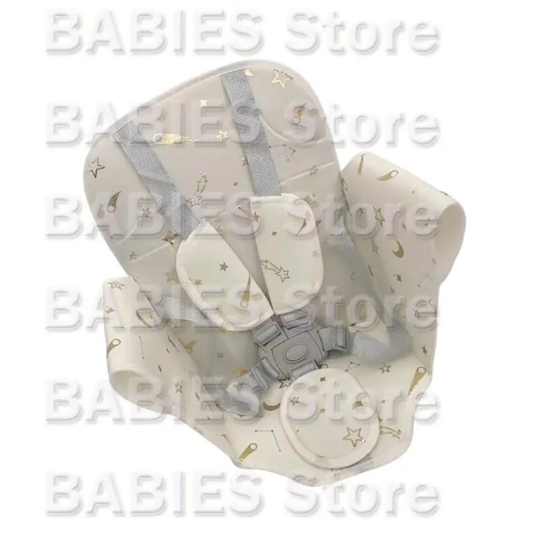 

C9GB High Back Baby Pad with Safety Belt Breathable Pram Cart Cushion for Cart