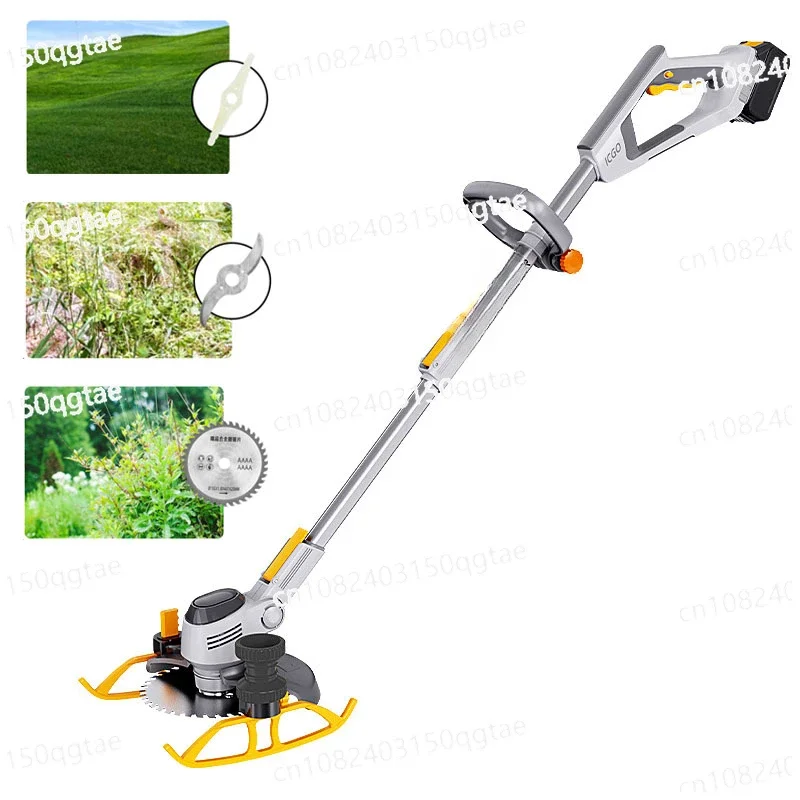 Cordless Brush Cutter Weed Eater Electric Weed Trimmer Handheld Lawn Mower Lawn Garden Pruning