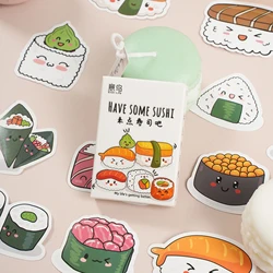 Etori Life 30 PCS PVC Creative and Cute Japanese Food Sushi Student DIY Laptops,Diaries,Cups,Scrapbooks Decoration Stickers