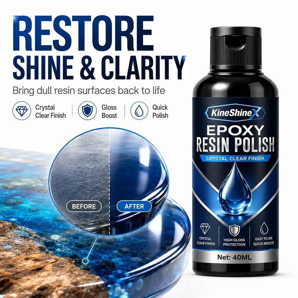 Resin Finishing And Polishing Solution Easy Application For Smoothing, Professional Results. Resin Coaster Maintenance