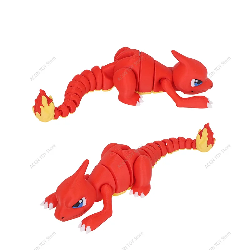 3D-Gedruckte Mega Charizard X Charizard Charmander Rayquaza Onix Gliscor Charmeleon Tandemaus Figuren Spielzeuge – Detail 7