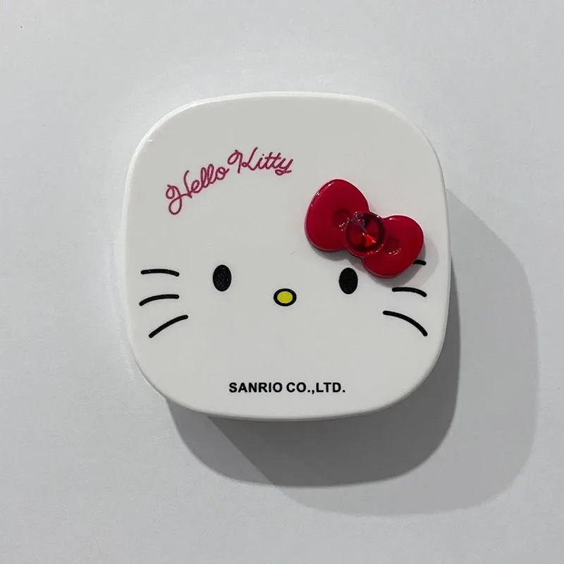 

Kawaii Sanrio Anime Storage Box Cute Hello Kitty Cartoon Bowknot Portable Meitong Box Contact Lens Case Meitong Box Gifts Girls