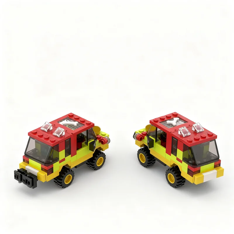 221 pièces MOC Park Retro Classic Forded Model Building Blocks Toys Architecture Christmas Gifts Creative Birthday DIY Assemble Kids
