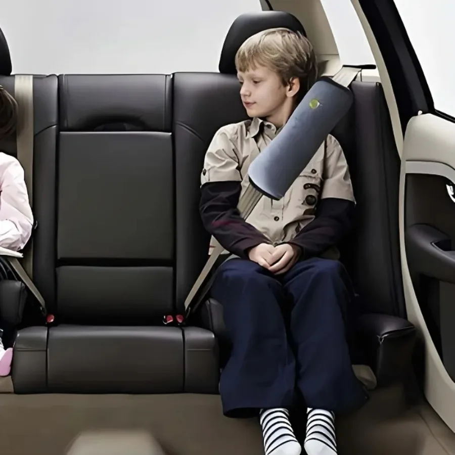 1PCNap Pillow - Car Headrest Sleeping Head Support, Children's Nap Shoulder Belt Pad, Car Neck Pillow Support Cover for Kids Use