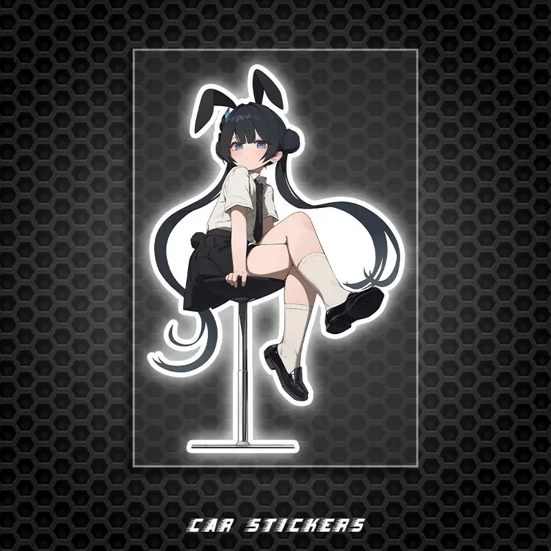Goddess of Victory Nikke Alice Anime Character Vinyl Decal Stickers Decor for Motorbike and Auto
