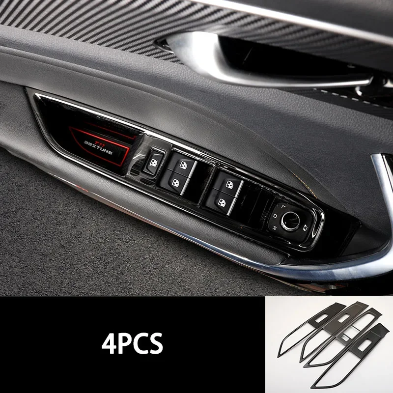 

Black for FAW BESTURN T77 2019-2021 Lada X-cross 5 Interior Modification Gear Panel Accessories Air Outlet Decorative Frame
