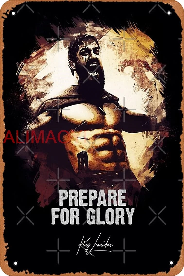 Yzixulet Prepare For Glory - KING LEONIDAS Poster Vintage 8