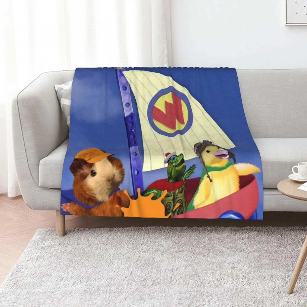 

WonderPets Throw Blanket For Sofa Thin Thermal Decorative Sofas halloween Blankets