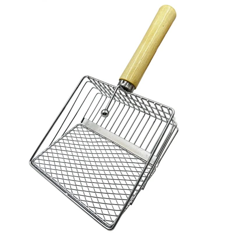 Cat Shit Shovel Pet Cleaning Cats Litter Scoop Filter Litters Box Pets Shits Clean Tool Electroplating Metal