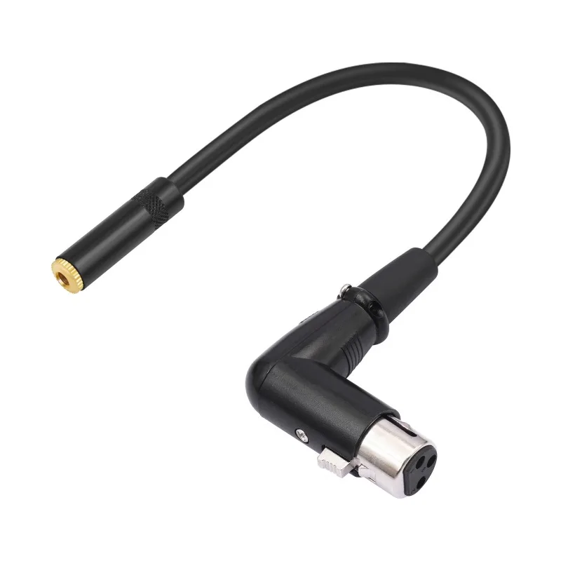 

F68B Microphones Cable 3Pin Female Balanced Mini 3Pin Female To 3.5mm Female Cable