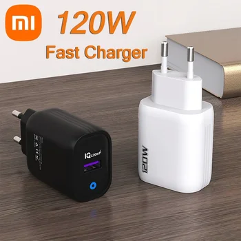 Xiaomi USB C şarj 120W hızlı şarj hızlı şarj cep telefonu şarj PD güç adaptörü Samsung Xiaomi iPhone LG QC3.0